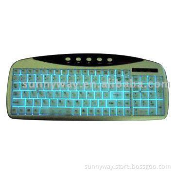 Electron Luminescent Multimedia Keyboard (SK4002)